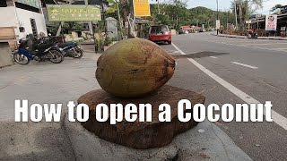 How to open a Coconut