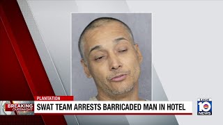 Barricaded subject arrested in Plantation