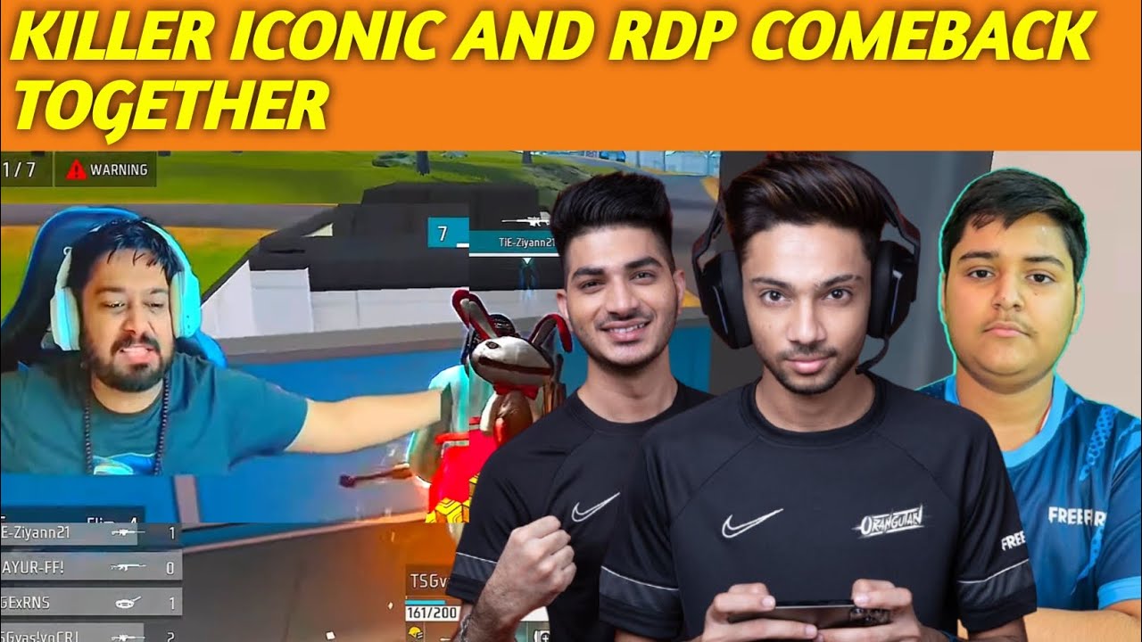 Killer iconic and RDP comeback together with new team in Rocky and rdx TURNAMENT biggest rivalry