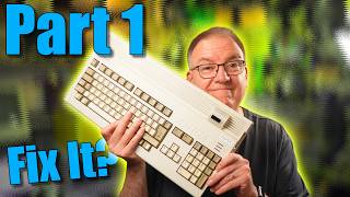 "Giga"Amiga 1200 with Broken IDE Pins and Leaky Capacitors - Double Bil