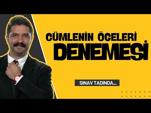 Cümlenin Ögeleri Denemesi | Rüştü Hoca