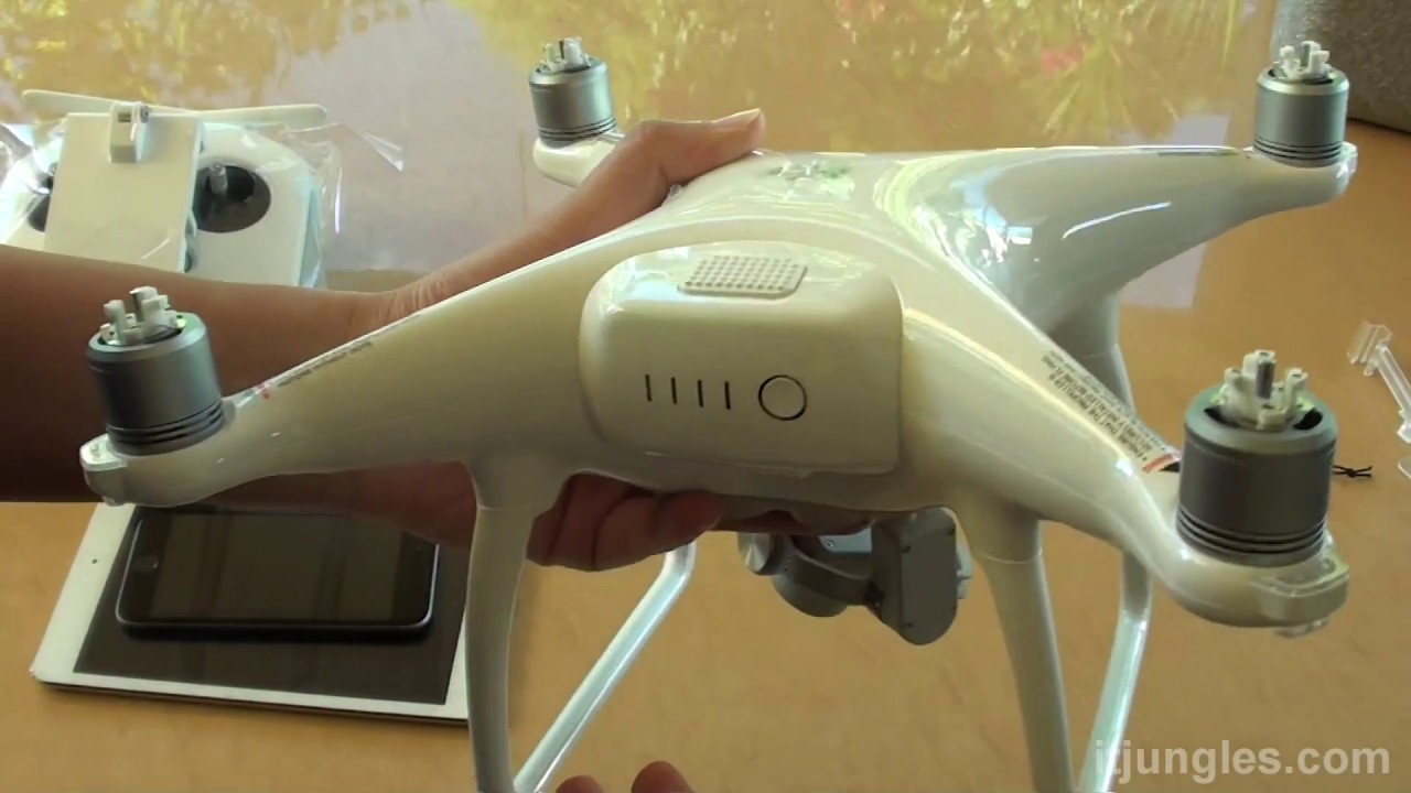DJI Phantom 4: How to Setup Your Drone Before Flying - YouTube
