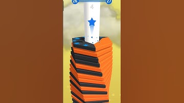 Stack Ball Level 27 #shorts #fun #mobilegame #gaming #youtubeshorts #gameplay