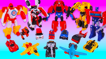 ASMR Unboxing: 10 Transforming Robots from Cars, Jets, and Tanks | Review Toys