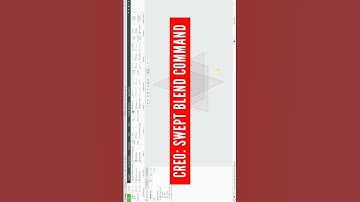 swept blend in creo | how to use swept blend in creo #creo