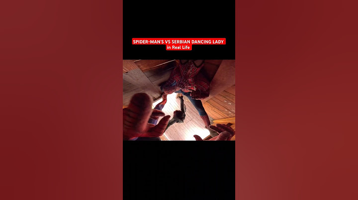 SPIDER-MAN'S VS SERBIAN DANCING LADY in Real Life. #spiderman #crazygirl #halloween #funny #parkour
