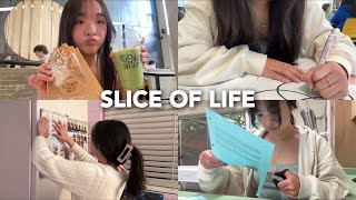 SLICE OF LIFE | cute cafe, visiting usc, cleaning my room, night time skincare, school day