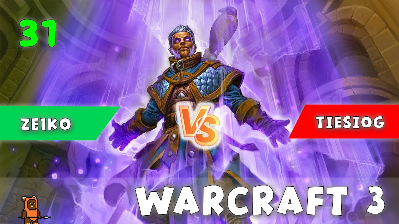 Warcraft 3 ! Ze1ko (HU) 2023 MMR vs TiesioG (ORC) 2177 MMR
