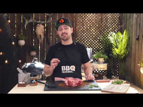 Steak « t-bone » sur BBQ au charbon – BBQ Québec