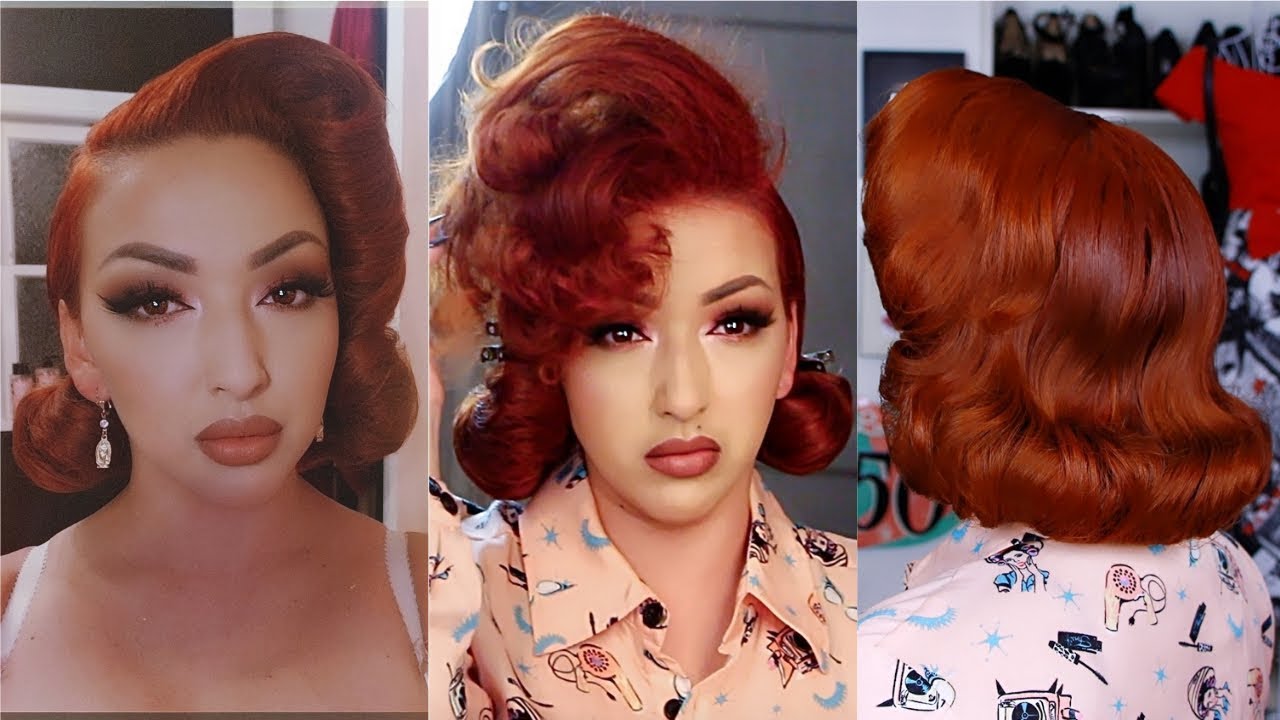 ACTUAL TIME IT TAKES TO BRUSH & MOLD MY VINTAGE HAIRSTYLE