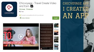 The Chicvoyage App Tour