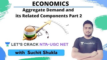 Aggregate Demand and its Related Components Part 2| Economics | NTA UGC NET | Suchit Shukla