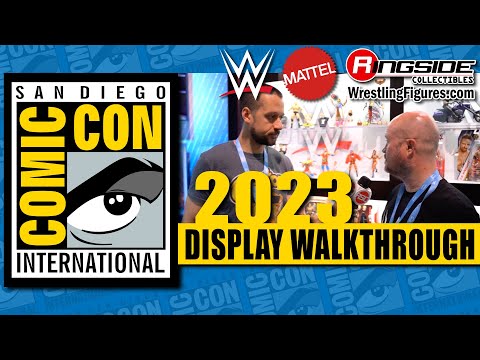 Mattel WWE Display Walkthrough w/ Bill Miekina & Tom at San Diego Comic-Con 2023! #SDCC