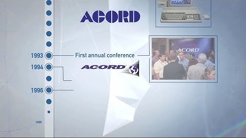 ACORD: 1970 to Today