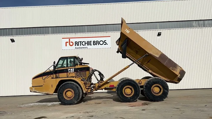 2004 Cat 740 6x6 Articulated Dump Truck I St Aubin, France Auction - 27 & 28 September