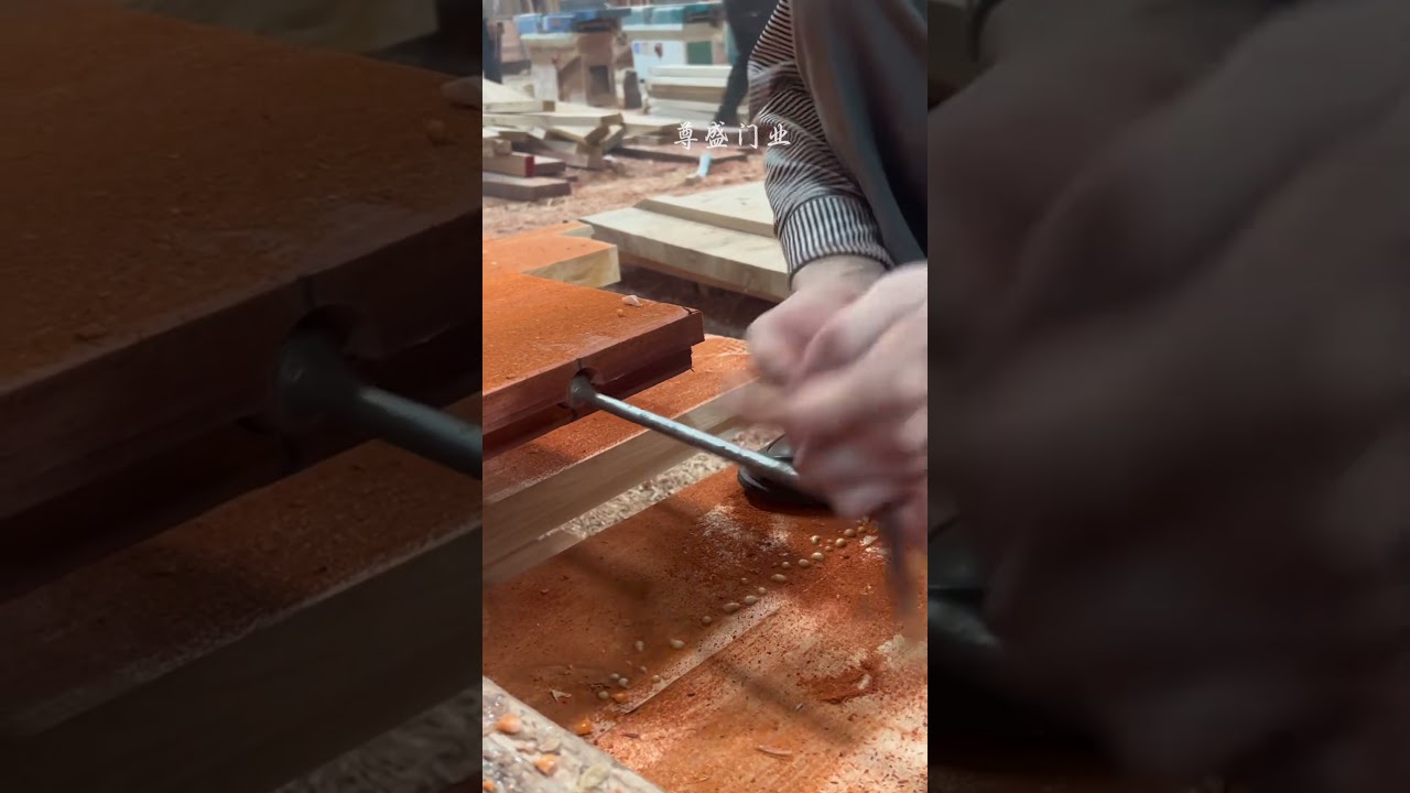 Solid Wood Doors Reinforced with Screws 