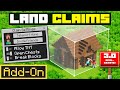 LAND CLAIMS 3.0 ADDON - Adds Real-estate Economy To Minecraft Bedrock