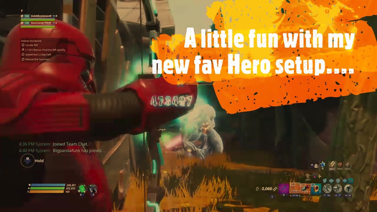 Fortnite Save The World - Fun with Stone Heart Farrah and Neon bow