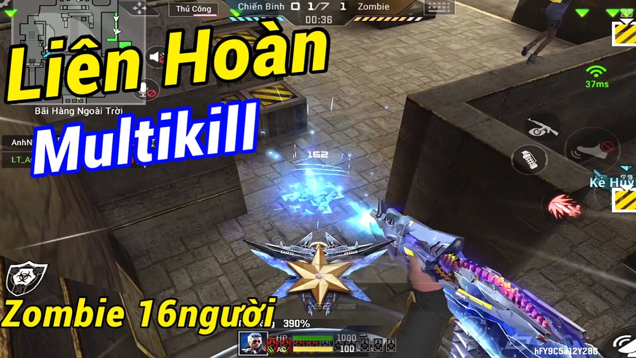 CF LEGENDS | Review Nhân Vật Tăng Tốc Chạy FREE - Liên Hoàn Kills Trong Zombie 16 Người 😍