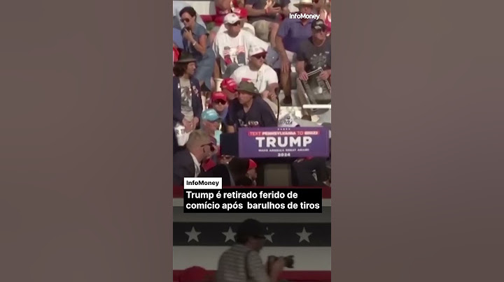 Trump é ferido em tiroteio durante comício