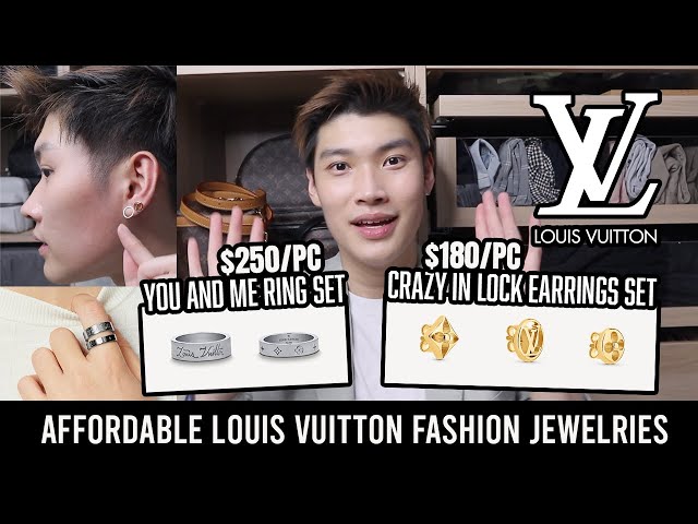 Louis Vuitton 2021-22FW Crazy In Lock Earrings Set (M00395)