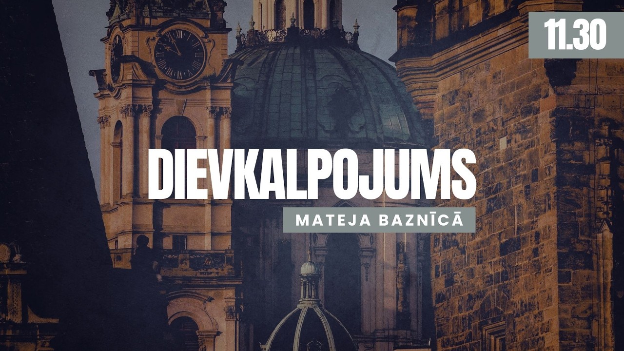 ES TICU TIESAS DIENAI | 11:30 | Tiešraide no Rīgas Mateja draudzes