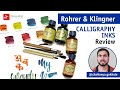 Rohrer and klingner calligraphy inks review  chaitanya gokhale calligraphy