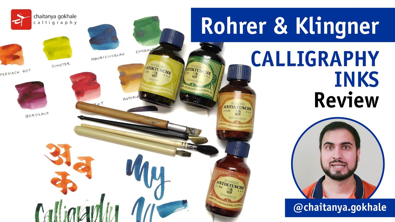 The best calligraphy inks