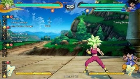 DRAGON BALL FighterZ Kefla spark loop 7.6k solo combo