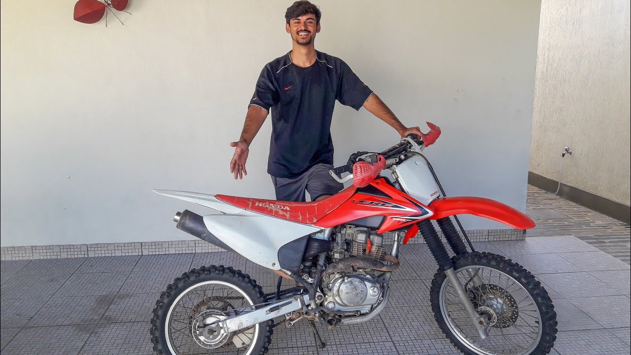 PEGUEI UMA CRF 150f PARA FAZER TRILHA 