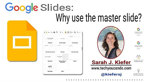 Master Slides #2: Why use the master slide?