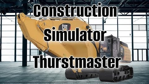 Thurstmaster joysticks and steering wheel configuration. Streamlined and super easy to set up.