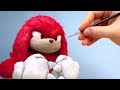 EPIC Knuckles from "Sonic 2 The Hedgehog" movie / Clay Tutorial