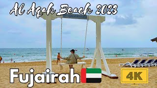 Fujairah Rotana Resort & Spa & Le Méridien Al Aqah Beach Resort | Beach Walk | Walking Tour [4K]
