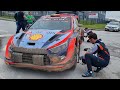 Croatia WRC Rally 2022 -  Neuville swaps wheels and makes some suspension adjustments before ss8