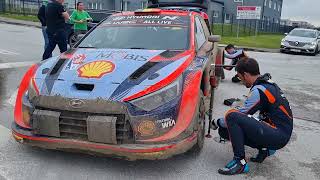 Croatia WRC Rally 2022   Neuville swaps wheels and makes some suspension adjustments before ss8