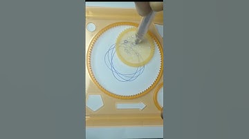 Magic Ruler Small ruler, big wisdom #2024 #asmr #spirograph #satisfying  #art #drawing