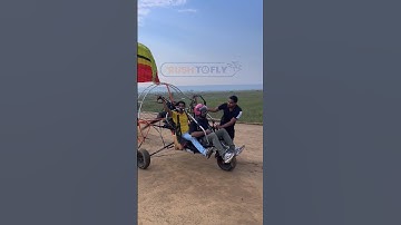 Paramotor Flying in India with Rush To Fly | Call 9625-36-1992 for Aerial Adventures! @Rush_To_Fly
