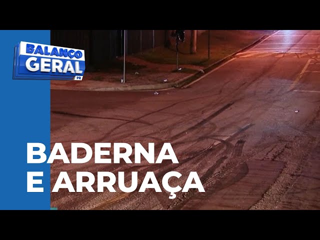 Baderneiros transformam rua em pista de corrida em bairro de Curitiba - RIC  Mais