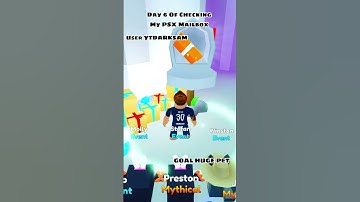 DAY 6 OF CHECKING MY PET SIMULATOR X MAILBOX #petsimx #roblox #shorts
