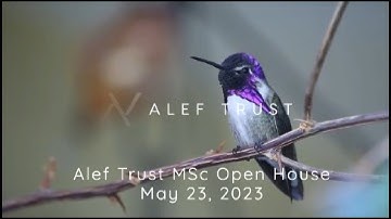 Alef Trust MSc Open House - May 23, 2023