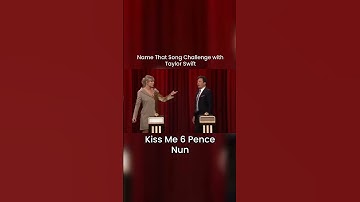 Taylor Swift Plays Name That Song Challenge on The Tonight Show | Fun Musical Game Moment