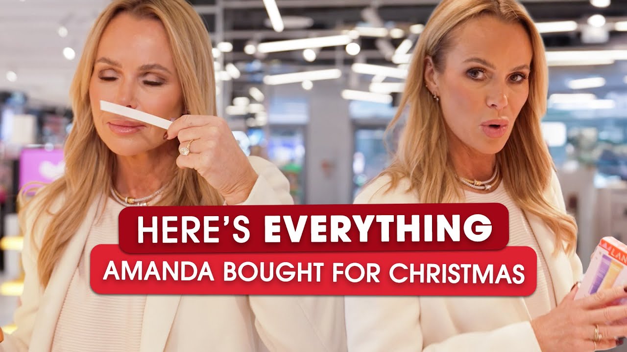 Amanda Holden Went Christmas Shopping at Boots! Here's What's In Her Gift Guide | Skincare & More