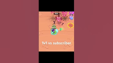 1v1 vs subscriber #brawlstars #youtubeshorts #shorts #gaming #brawlstarsp2w #brawltalk #1v1