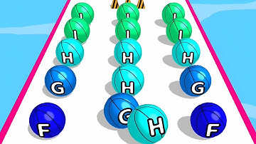 A-Z Run - All Levels Gameplay Android, iOS ( Level 337 - 338 )