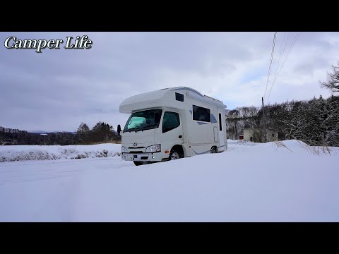 春の車中泊が突然の猛吹雪！4泊5日1400km憧れの群馬県キャンピングカー車中泊旅始まる！　〜50歳！ 夢のCamper Life〜