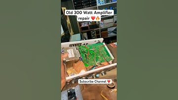 Old 300 watt mosfet amplifier repair short video #shorts #old #mosfet #amplifier #viral #video