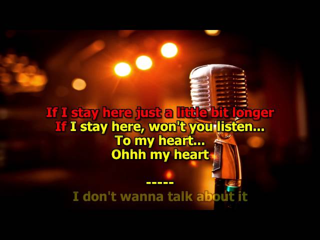 I Don't Want to Talk About It - (HD Karaoke) Rod Stewart class=