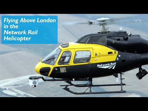 Taking A Flight in the Network Rail Helicopter