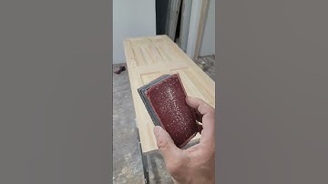 Paint or Stain a New Solid Pine Door This Way don